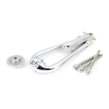 From The Anvil - Polished Chrome Loop Door Knocker | Sku. 90018 | Trade Door Handles.
