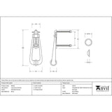 From The Anvil - Polished Chrome Loop Door Knocker | Sku. 90018 | Trade Door Handles.