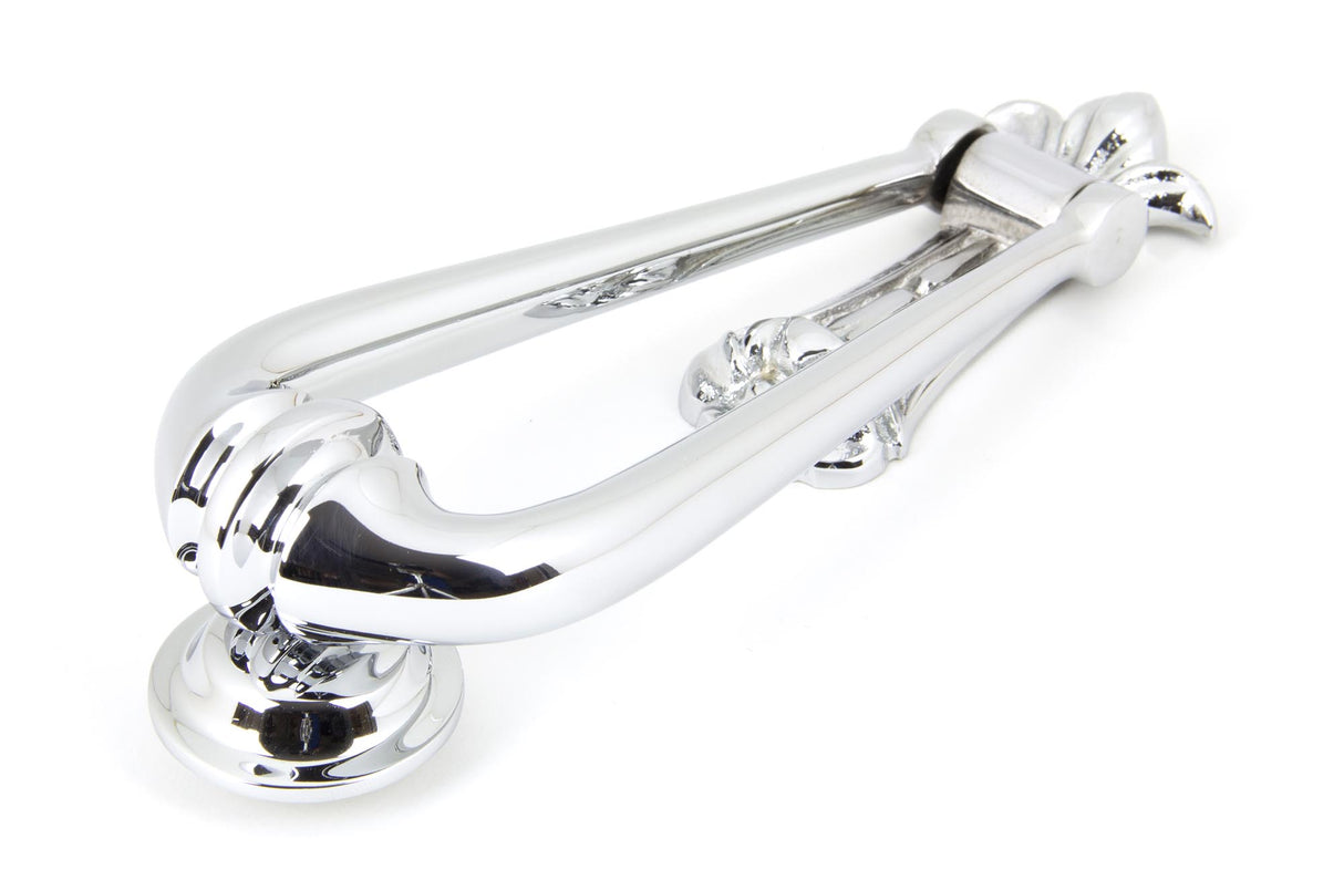 From The Anvil - Polished Chrome Loop Door Knocker | Sku. 90018 | Trade Door Handles.