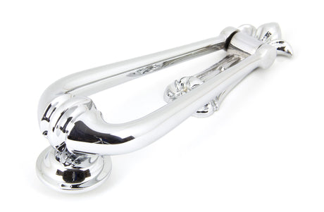From The Anvil - Polished Chrome Loop Door Knocker | Sku. 90018 | Trade Door Handles.