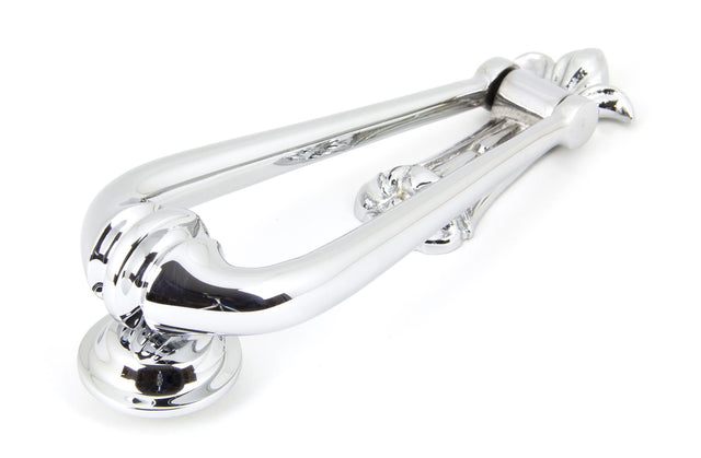 From The Anvil - Polished Chrome Loop Door Knocker | Sku. 90018 | Trade Door Handles.