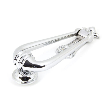 From The Anvil - Polished Chrome Loop Door Knocker | Sku. 90018 | Trade Door Handles.