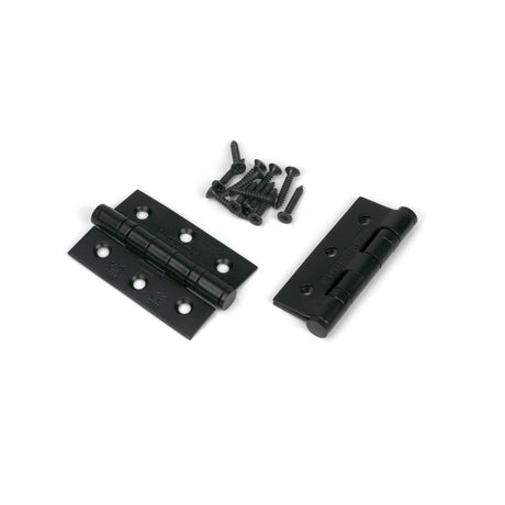 From The Anvil - Black 3" Ball Bearing Butt Hinge (Pair) ss | Sku. 90022 | Trade Door Handles.