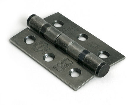 From The Anvil - Pewter 3" Ball Bearing Butt Hinge (Pair) ss | Sku. 90026 | Trade Door Handles.