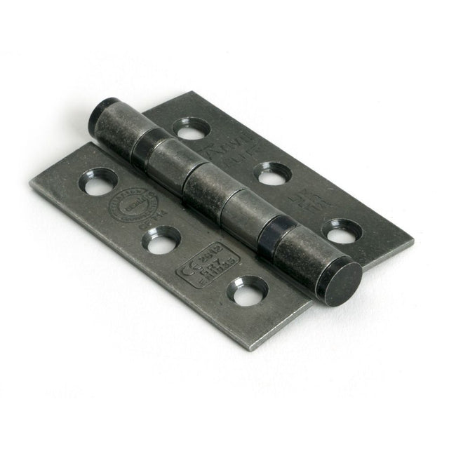 From The Anvil - Pewter 3" Ball Bearing Butt Hinge (Pair) ss | Sku. 90026 | Trade Door Handles.
