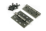 From The Anvil - Pewter 4" Ball Bearing Butt Hinge (Pair) ss | Sku. 90027 | Trade Door Handles.