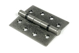 From The Anvil - Pewter 4" Ball Bearing Butt Hinge (Pair) ss | Sku. 90027 | Trade Door Handles.