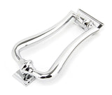 From The Anvil - Polished Chrome Slimline Art Deco Door Knocker | Sku. 90033 | Trade Door Handles.