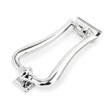 From The Anvil - Polished Chrome Slimline Art Deco Door Knocker | Sku. 90033 | Trade Door Handles.