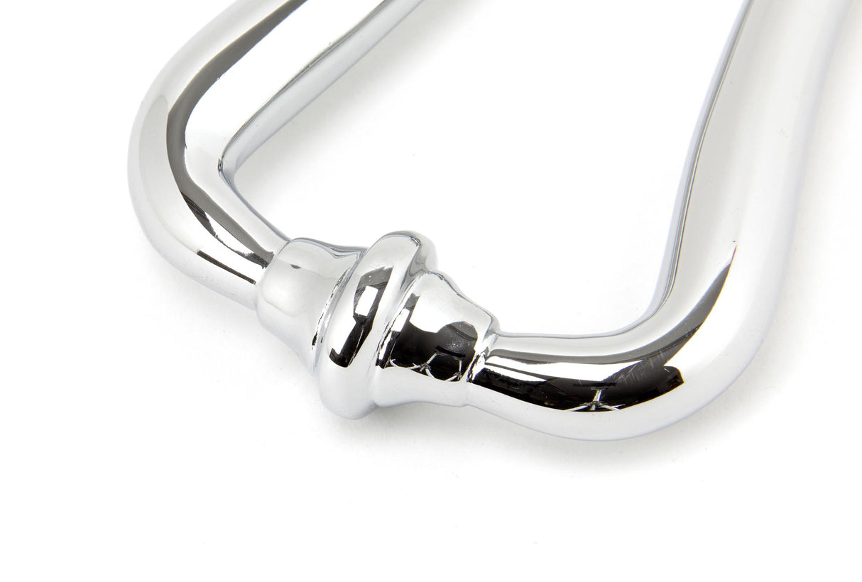 From The Anvil - Polished Chrome Slimline Art Deco Door Knocker | Sku. 90033 | Trade Door Handles.