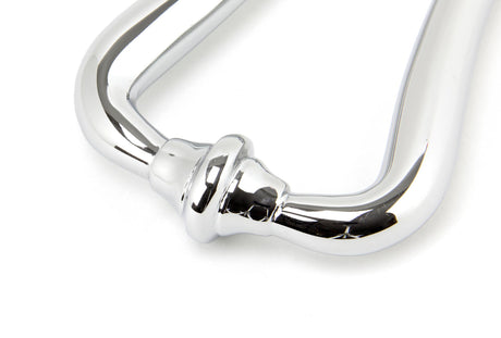 From The Anvil - Polished Chrome Slimline Art Deco Door Knocker | Sku. 90033 | Trade Door Handles.