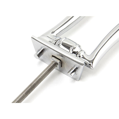 From The Anvil - Polished Chrome Slimline Art Deco Door Knocker | Sku. 90033 | Trade Door Handles.