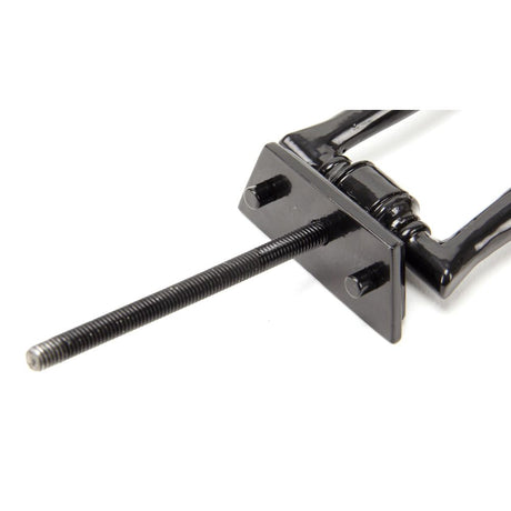 From The Anvil - Black Slimline Art Deco Door Knocker | Sku. 90034 | Trade Door Handles.