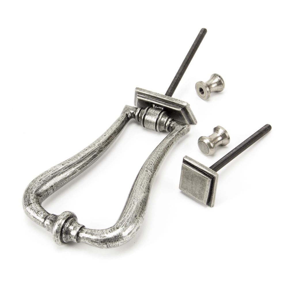 From The Anvil - Pewter Slimline Art Deco Door Knocker | Sku. 90035 | Trade Door Handles.
