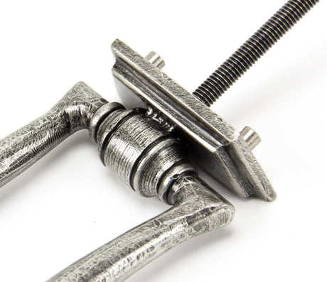 From The Anvil - Pewter Slimline Art Deco Door Knocker | Sku. 90035 | Trade Door Handles.