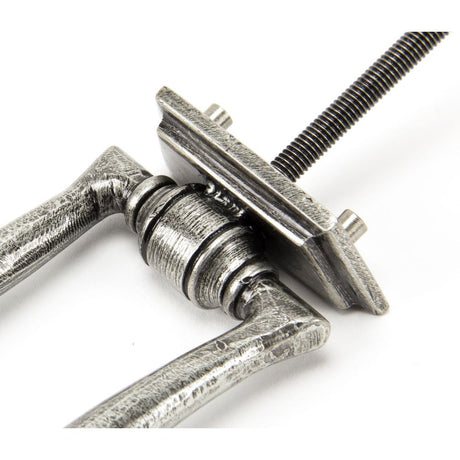 From The Anvil - Pewter Slimline Art Deco Door Knocker | Sku. 90035 | Trade Door Handles.