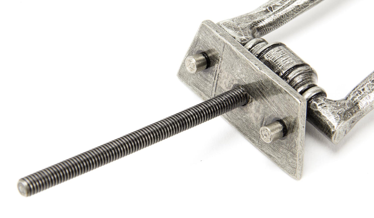 From The Anvil - Pewter Slimline Art Deco Door Knocker | Sku. 90035 | Trade Door Handles.