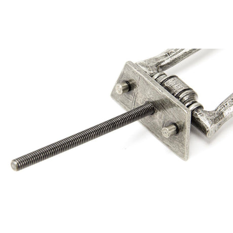 From The Anvil - Pewter Slimline Art Deco Door Knocker | Sku. 90035 | Trade Door Handles.