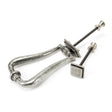 From The Anvil - Pewter Slimline Art Deco Door Knocker | Sku. 90035 | Trade Door Handles.