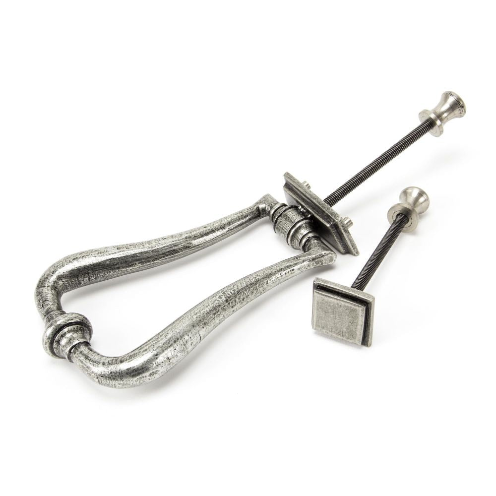 From The Anvil - Pewter Slimline Art Deco Door Knocker | Sku. 90035 | Trade Door Handles.