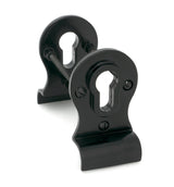 From The Anvil - Black 50mm Euro Door Pull (Back to Back fixings) | Sku. 90039 | Trade Door Handles.