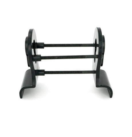 From The Anvil - Black 50mm Euro Door Pull (Back to Back fixings) | Sku. 90039 | Trade Door Handles.