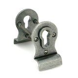 From The Anvil - Pewter 50mm Euro Door Pull (Back to Back fixings) | Sku. 90040 | Trade Door Handles.