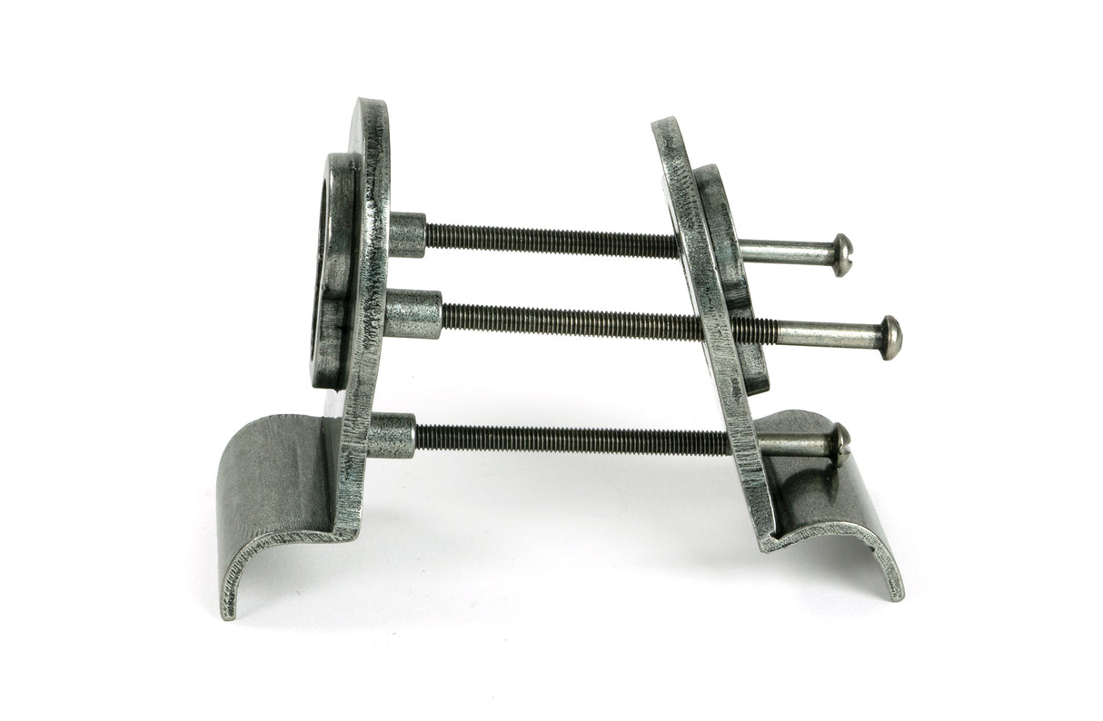 From The Anvil - Pewter 50mm Euro Door Pull (Back to Back fixings) | Sku. 90040 | Trade Door Handles.