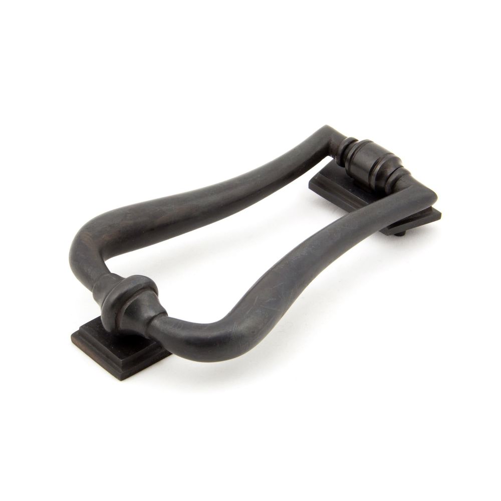 From The Anvil - Aged Bronze Slimline Art Deco Door Knocker | Sku. 90041 | Trade Door Handles.
