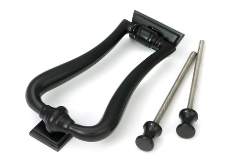 From The Anvil - Aged Bronze Slimline Art Deco Door Knocker | Sku. 90041 | Trade Door Handles.