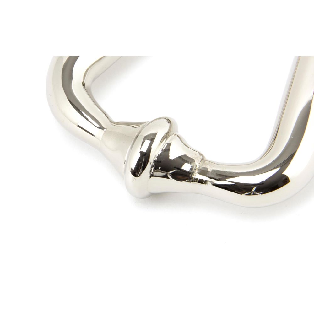 From The Anvil - Polished Nickel Slimline Art Deco Door Knocker | Sku. 90042 | Trade Door Handles.