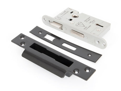 From The Anvil - Black 2½" 5 Lever Heavy Duty BS Sash Lock | Sku. 90052 | Trade Door Handles.