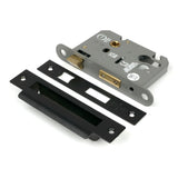 From The Anvil - Black 3" Euro Profile Sash Lock | Sku. 90056 | Trade Door Handles.