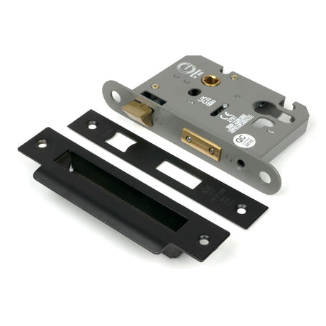 From The Anvil - Black 3" Euro Profile Sash Lock | Sku. 90056 | Trade Door Handles.