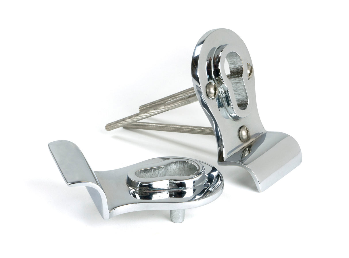 From The Anvil - Polished Chrome 50mm Euro Door Pull (Back to Back fixings) | Sku. 90066 | Trade Door Handles.