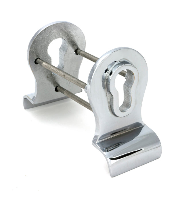 From The Anvil - Polished Chrome 50mm Euro Door Pull (Back to Back fixings) | Sku. 90066 | Trade Door Handles.