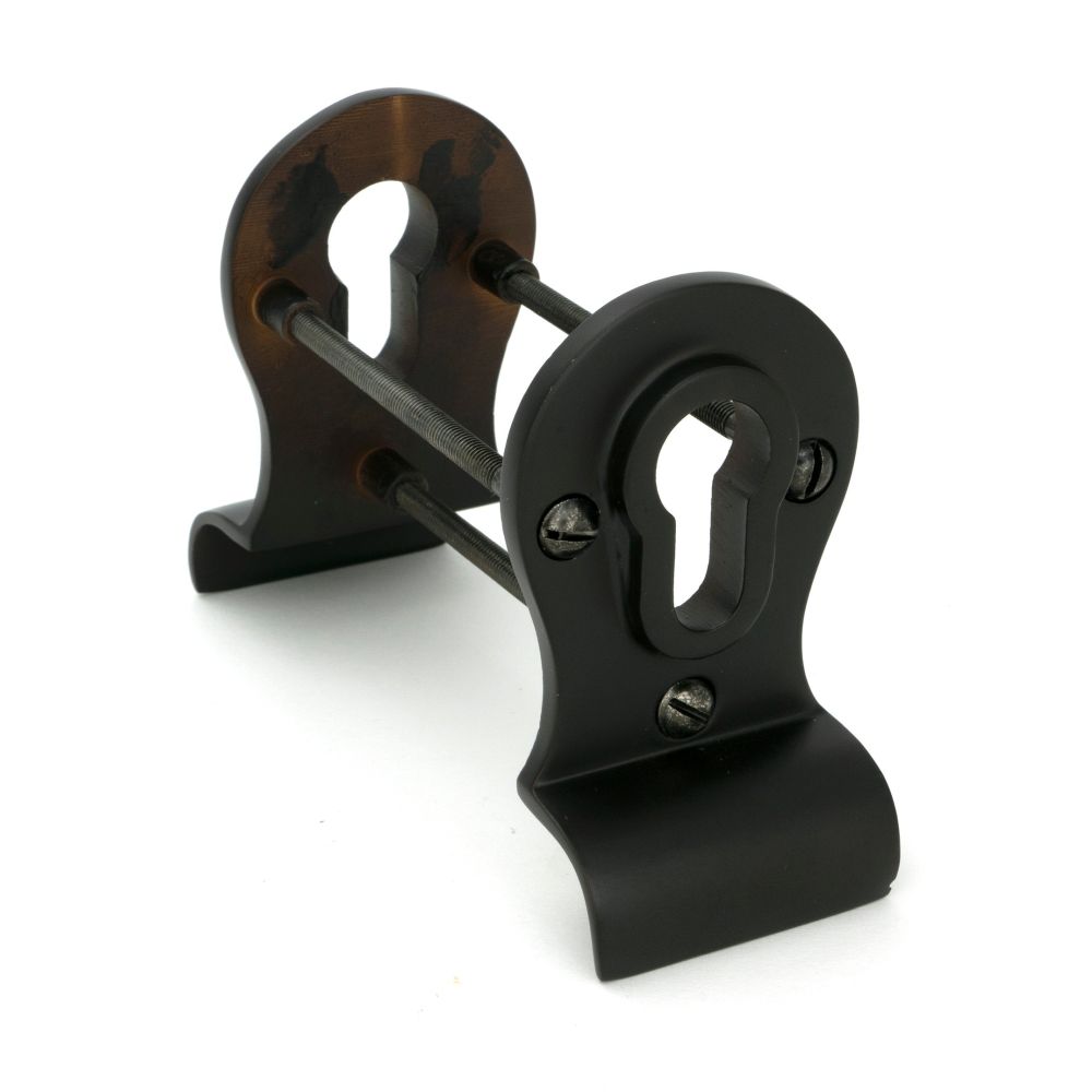 From The Anvil - Aged Bronze 50mm Euro Door Pull (Back to Back fixings) | Sku. 90067 | Trade Door Handles.