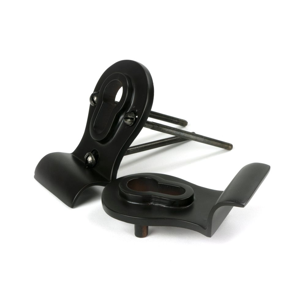 From The Anvil - Aged Bronze 50mm Euro Door Pull (Back to Back fixings) | Sku. 90067 | Trade Door Handles.