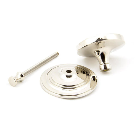 From The Anvil - Polished Nickel Art Deco Centre Door Knob | Sku. 90068 | Trade Door Handles.