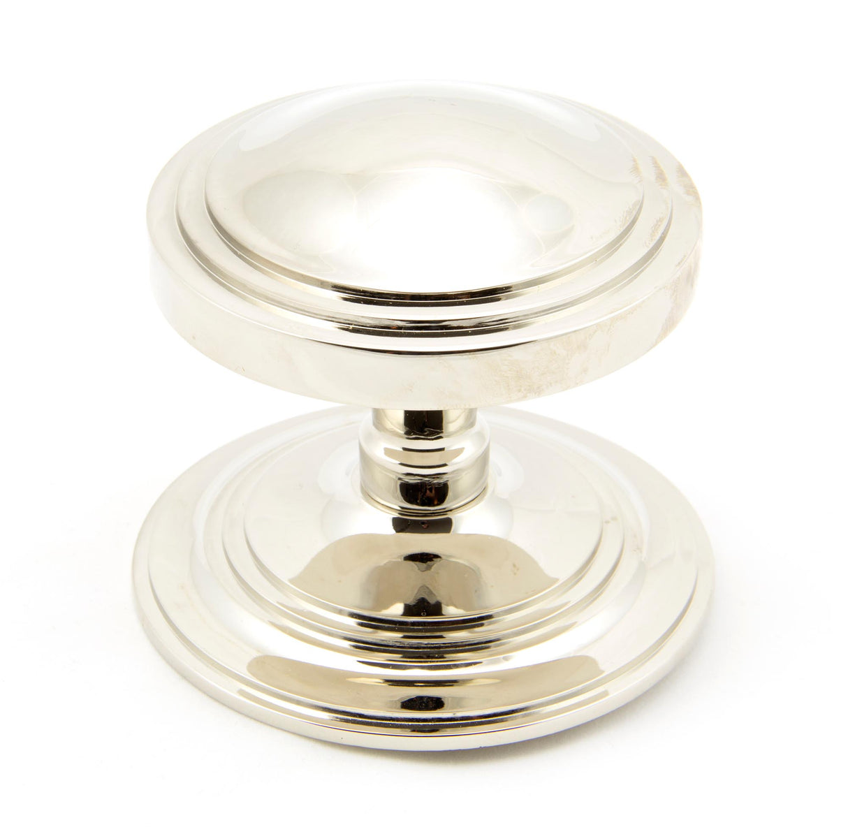 From The Anvil - Polished Nickel Art Deco Centre Door Knob | Sku. 90068 | Trade Door Handles.