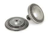 From The Anvil - Pewter Art Deco Centre Door Knob | Sku. 90069 | Trade Door Handles.