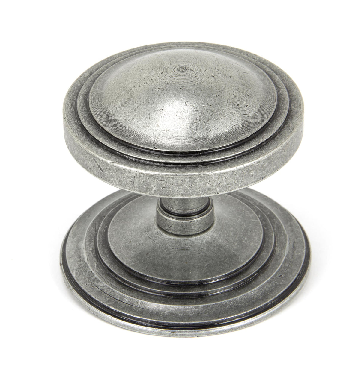 From The Anvil - Pewter Art Deco Centre Door Knob | Sku. 90069 | Trade Door Handles.