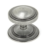 From The Anvil - Pewter Art Deco Centre Door Knob | Sku. 90069 | Trade Door Handles.