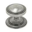From The Anvil - Pewter Art Deco Centre Door Knob | Sku. 90069 | Trade Door Handles.
