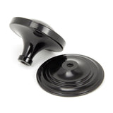 From The Anvil - Black Art Deco Centre Door Knob | Sku. 90070 | Trade Door Handles.