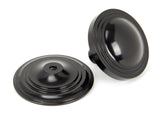 From The Anvil - Black Art Deco Centre Door Knob | Sku. 90070 | Trade Door Handles.