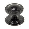 From The Anvil - Black Art Deco Centre Door Knob | Sku. 90070 | Trade Door Handles.