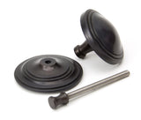 From The Anvil - Aged Bronze Art Deco Centre Door Knob | Sku. 90072 | Trade Door Handles.