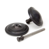From The Anvil - Aged Bronze Art Deco Centre Door Knob | Sku. 90072 | Trade Door Handles.