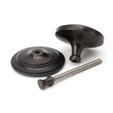 From The Anvil - Aged Bronze Art Deco Centre Door Knob | Sku. 90072 | Trade Door Handles.